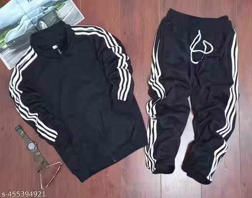 Adidas tracksuit lycra (Black)